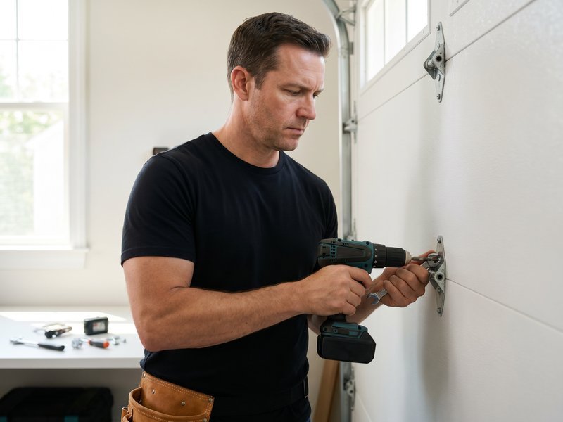 Garage Door Panel Replacement work on a garage door